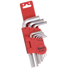 GENIUS TOOLS Imbuszkulcs készlet 9 db-os rövid S2 Genius imbuszkulcs