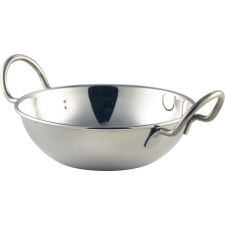 GenWare Tál rozsdamentes acél, fogantyúkkal, Tartalom: 0,46 liter, Magasság: 40 mm konyhai eszköz