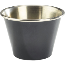 GenWare Tálka rozsdamentes acél, magasság: 43 mm, átmérő: 61 mm, fekete konyhai eszköz