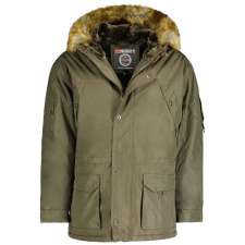 Geographical Norway férfi kabát ABIOSAURE MEN 003 parka, M Khaki férfi kabát, dzseki
