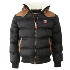  GEOGRAPHICAL NORWAY férfi kabát ABRAMOVITCH  MEN  001, Fekete 5XL