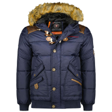 GEOGRAPHICAL NORWAY férfi kabát BELPHEGORE MEN téli, L Sötétkék férfi kabát, dzseki