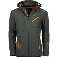 Geographical Norway férfi kabát ROYAUTE softshell, 3XL Sötétszürke férfi kabát, dzseki