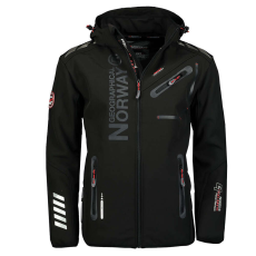 Geographical Norway férfi kabát ROYAUTE softshell, Fekete 4XL