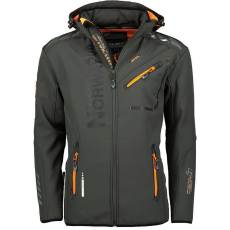 Geographical Norway férfi kabát ROYAUTE softshell, M Sötétszürke