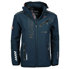 Geographical Norway férfi kabát ROYAUTE softshell, XXL Sötétkék férfi kabát, dzseki