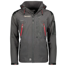 Geographical Norway férfi kabát TECHNO softshell, L Sötétszürke férfi kabát, dzseki