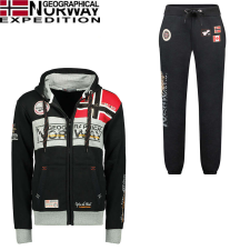 Geographical Norway férfi készlet FLYER / MARADOCK MEN, L Fekete férfi pulóver, kardigán