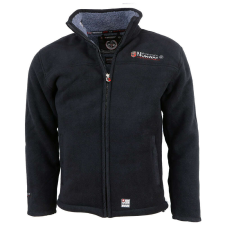 GEOGRAPHICAL NORWAY férfi pulóver UBOLT szőrmével, L Fekete férfi pulóver, kardigán
