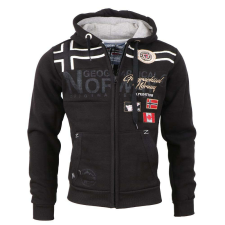 Geographical Norway kapucnis férfi GARADOCK oversize, Fekete 7XL férfi pulóver, kardigán