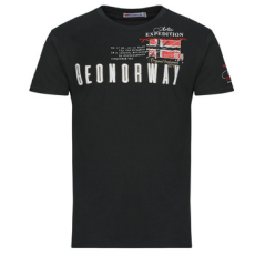 Geographical Norway Rövid ujjú pólók JASON Fekete EU XL