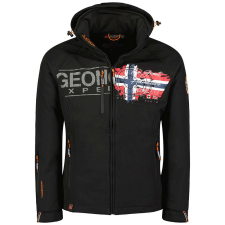 Geographical Norway TRUSTY MEN softshell dzseki, L Fekete férfi kabát, dzseki