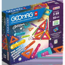 Geomag glitter mágneses építőjáték 35 darabos készlet geomag