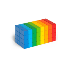 Geomag Magicube Cubes Recycled 128 db-os mágneses építőjáték készlet (GMG00119) barkácsolás, építés