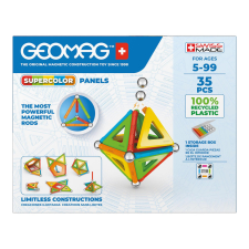  Geomag Supercolor Panels Recycled 35 db mágneses építőjáték