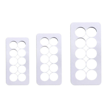  Geometriai tortadíszítő forma készlet - Rombusz alakú (3 darabos) sütés és főzés