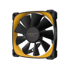 Geometric Future Squama 2505Y Triple Package hűtő ventilátor 120mm fekete-sárga 3db (1F2505Y312000) (1F2505Y312000) hűtés