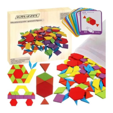  Geometric shapes oktató puzzle - mintakövető játék puzzle, kirakós