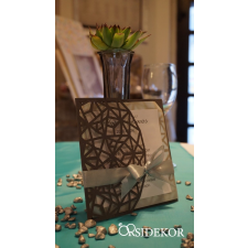  Geometrikus lézervágott esküvői meghívó dekorációs kellék