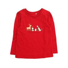 George karácsonyi mintás piros felső - 92 gyerek póló