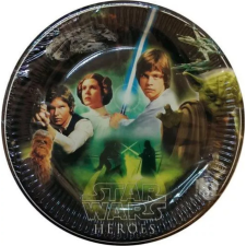 George Lucas Star Wars Heroes papírtányér 8 DARABOS, 23 cm Nr1 party kellék
