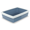 Georplast Jumbo macska alomtálca kerettel 54x40x14cm kék