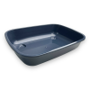  Georplast Junior macska alomtálca 37x27x8,5cm sötét szürke