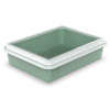  Georplast Max macska alomtálca kerettel 43,5x34x11cm zöld