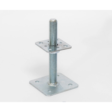  Gerendatalp, lefúrható talpas, állítható magasságú, galv. horg., M24x200 (110/110) barkácsolás, csiszolás, rögzítés