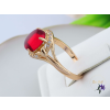  Gerle antiallergén piros köves gyűrű -18