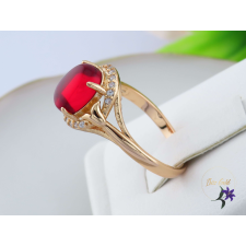  Gerle antiallergén piros köves gyűrű -18 gyűrű