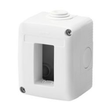 Gewiss System szerelvénydoboz 1M 1-egység függőleges szürke műanyag IP40 27Combi GEWISS - GW27001 villanyszerelés