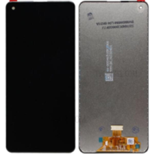 GH82-22988A Gyári Samsung Galaxy A21s fekete LCD kijelző érintővel mobiltelefon, tablet alkatrész