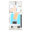  GH82-30466G Samsung Galaxy S23 Ultra OLED kijelző érintővel Ezüst kerettel, előlap, USA Verzió