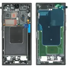  GH82-33399B Samsung Galaxy S24 Ultra szürke színű középső keret (titanium grey) mobiltelefon, tablet alkatrész