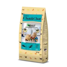 Gheda Chat&Chat Adult Tuna & Peas 14kg macskaeledel