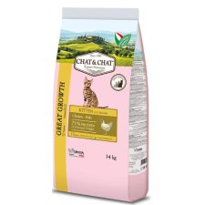 Gheda Gheda Chat&Chat Kitten - Chicken 14 kg macskaeledel