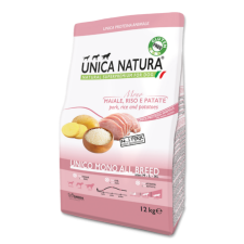Gheda Unica Natura Unico Mono - Pork, malaccal 12kg kutyaeledel