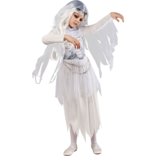 Ghost Halloween jelmez fátyollal lányoknak, KidMania® 122 - 140 cm 7-8 év jelmez