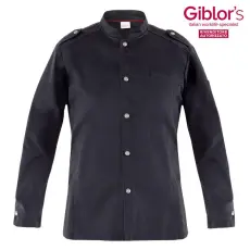 Giblor's Szakácskabát - KIRK - fekete