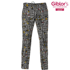 Giblor's szakácsnadrág - étlapmintás