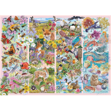Gibsons kíváncsi állatok puzzle 1000 darabos puzzle, kirakós