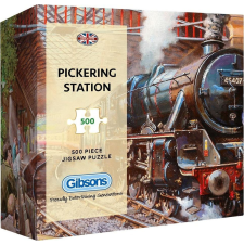 Gibsons Puzzle 500 Pickering Railway Station/Anglia G3 puzzle, kirakós