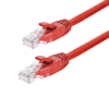  Gigabit Patch kábel UTP CAT6 26AWG, LSZH, 3m, piros