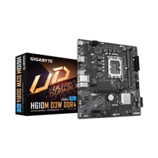 Gigabyte alaplap s1700 h610m d3w ddr4 intel h610, matx alaplap