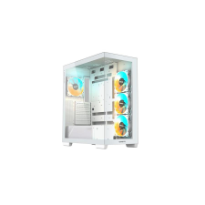 Gigabyte CASE MIDITOWER ATX W/O PSU/GB-C500PI ST WHITE GIGABYTE számítógép ház