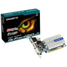 Gigabyte GeForce 210 Silent 1GB GDDR3 64bit PCIe (GV-N210SL-1GI) videókártya