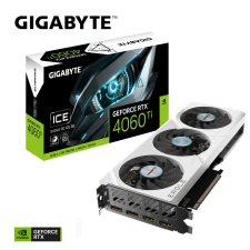 Gigabyte GeForce RTX 4060 Ti 8GB GDDR6 Eagle OC ICE  (GV-N406TEAGLEOC ICE-8GD) videókártya