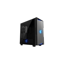Gigabyte Ház AORUS C300 Glass, GB-AC300G, Táp nélkül, fekete számítógép ház