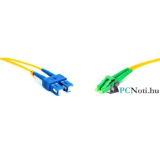 Gigalight Duplex optikai patch kábel 2xSC + 2xLC csatlakozóval, 9/125 LSZH, 2 m kábel és adapter